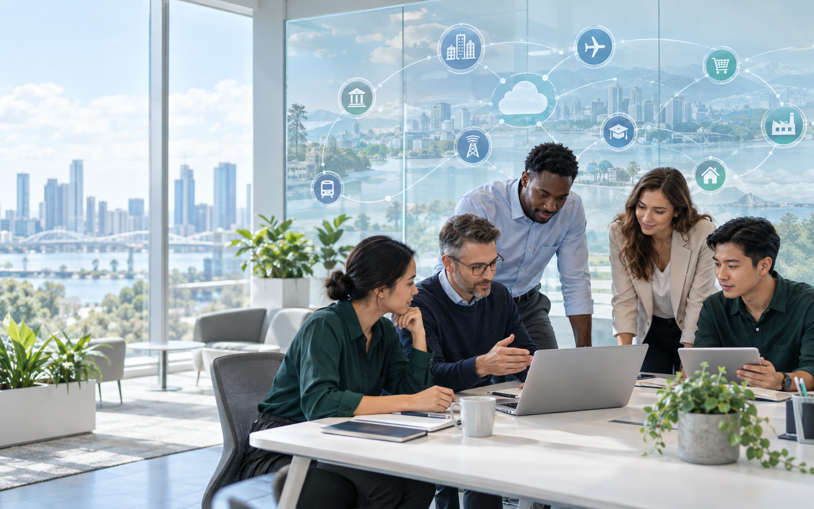 Technology professionals supporting connected industries